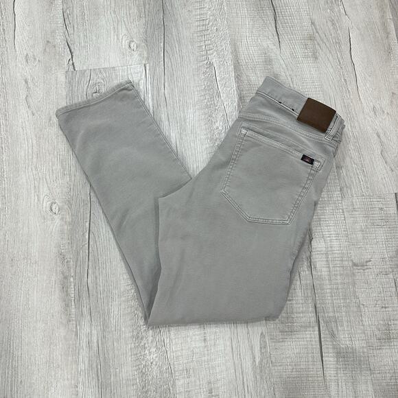 Faherty Other - Faherty Pants Mens 32x30 Gray Stretch Terry 5 Pocket Work Travel Casual Preppy